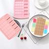 3-Pack Silicone Letter and Number Molds for Homemade Chocolate, Candy, Jelly or Ice Cubes, Cake Decorating, 21.5x11.5 cm, Brown/Pink