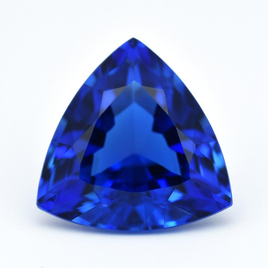 9 Ct Natural Flawless Ceylon Blue Loose Sapphire Trillion Cut Gemstone