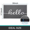 Olanly Absorbent Home Doormats Anti-Slip Indoor Super Soft Resist Dirt Rugs For Entrance Washable Outdoor Door Mats For Entryway
