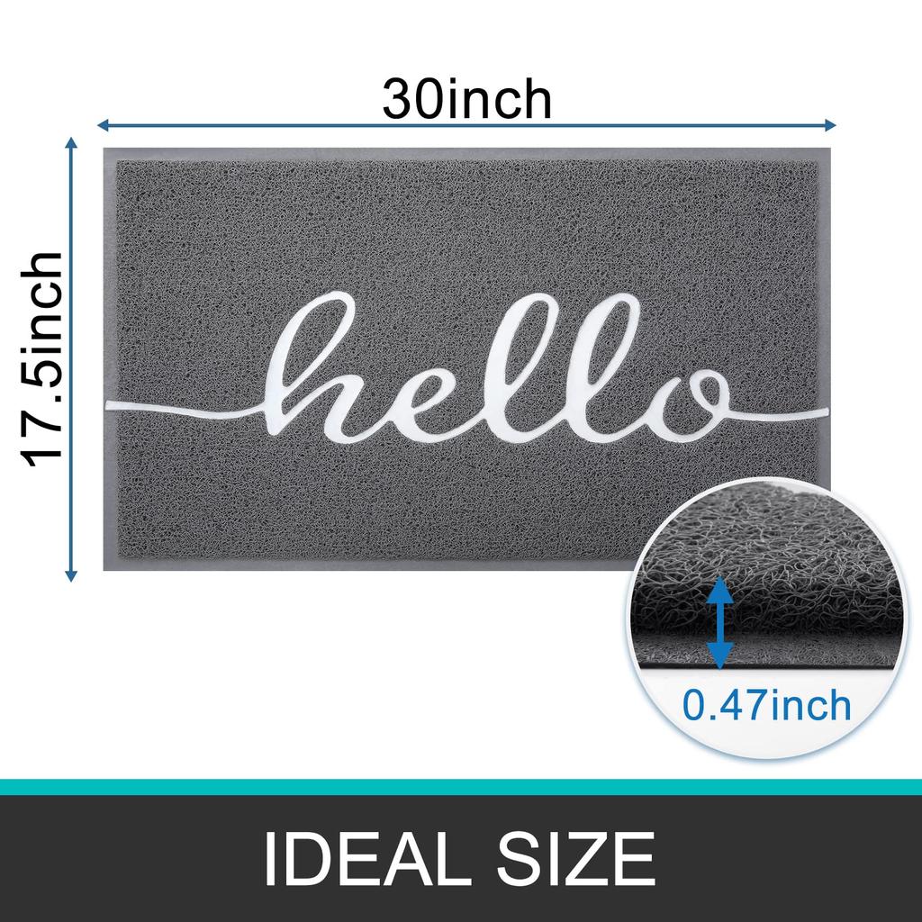 Olanly Absorbent Home Doormats Anti-Slip Indoor Super Soft Resist Dirt Rugs For Entrance Washable Outdoor Door Mats For Entryway