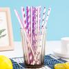 50/100Pcs Colorful Mix Stripe Polka Heart Disposable Paper Juice Drinking Straws for Birthday Baby Shower Wedding Party Decor