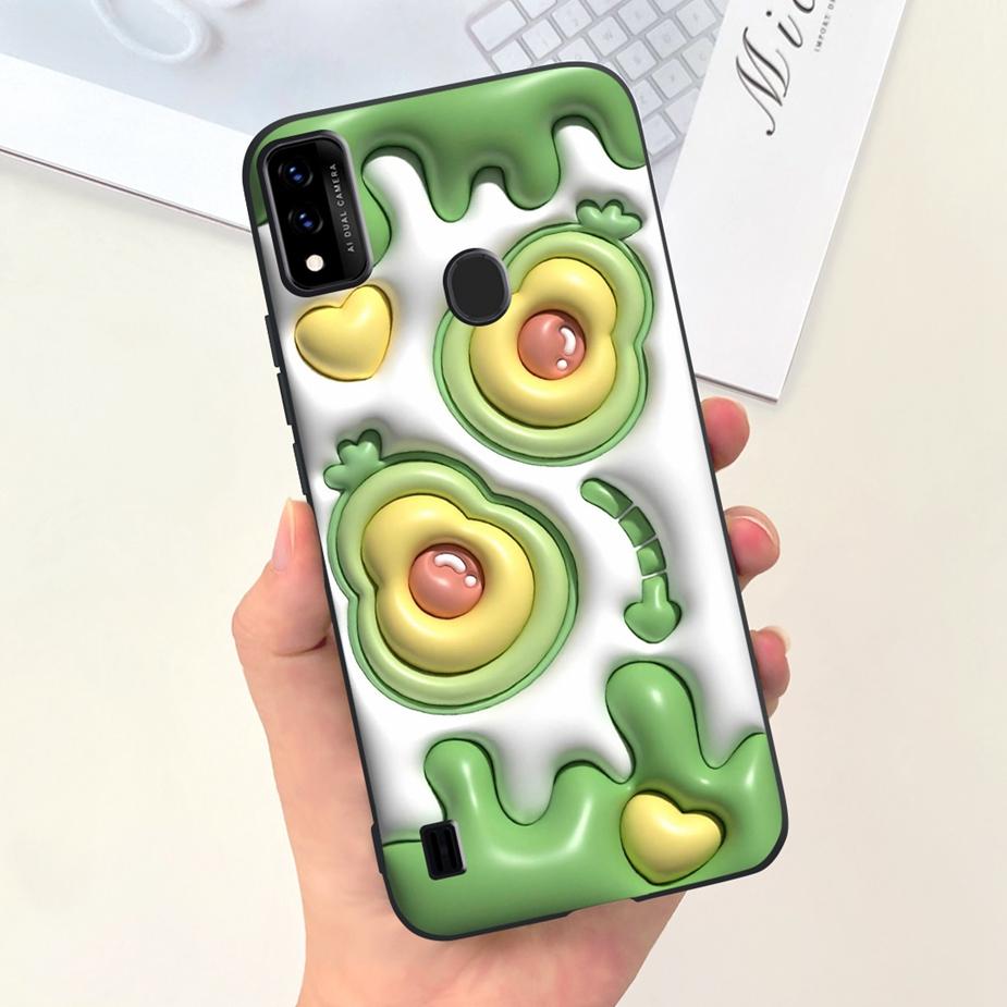 For ZTE Blade A51 Case BladeA71 Cute Fashion Cartoon Cover Soft Silicone Phone Case For ZTE Blade A71 A7030 BladeA51 Funda Coque