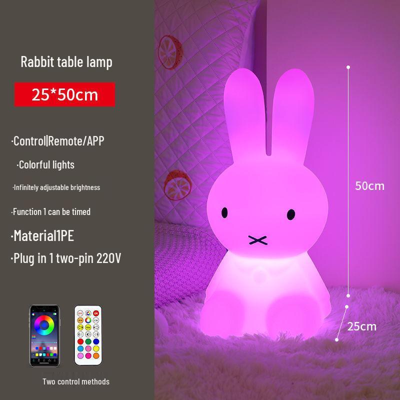 Children's Cartoon Night Light - Bedside Soft Glow Sleep Aid Lamp for Baby, Kid, and Girl's Room, Eye Protection, Energy Saving.