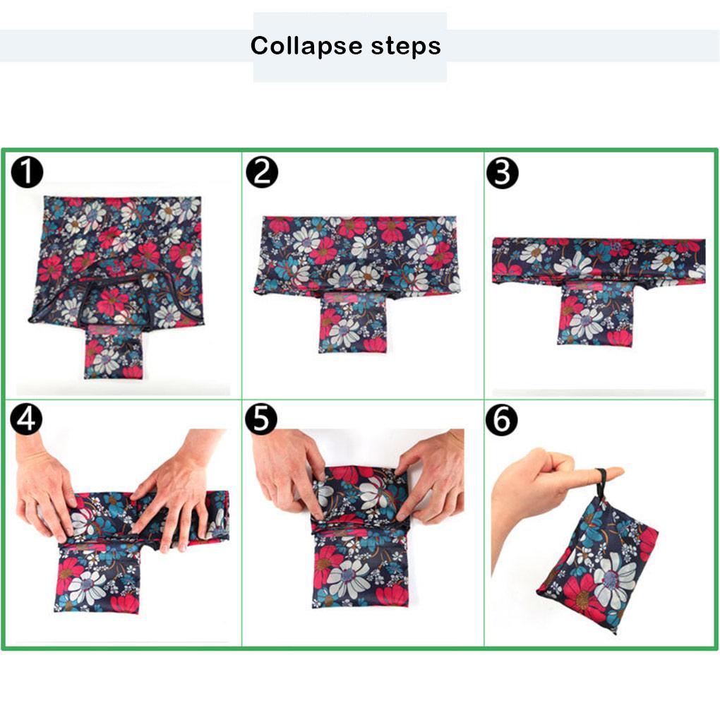 Women Men Shopping Bag Reusable Portable Grocery Pouch Traveling Vegetables Fruits Wallet Keys Phone Storage Handbag