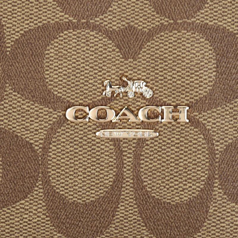 Coach City Zip Tote 30 Classic Monogram Tote Shopping Bag Women tote Khaki 58292-IME74