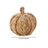 Woven Pumpkin Decor, Harvest Decor, Straw Material Dinner Table Decor for Indoor