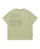 HOODHOOD Three Alien Damaged Short Sleeve T-Shirt Sage Green