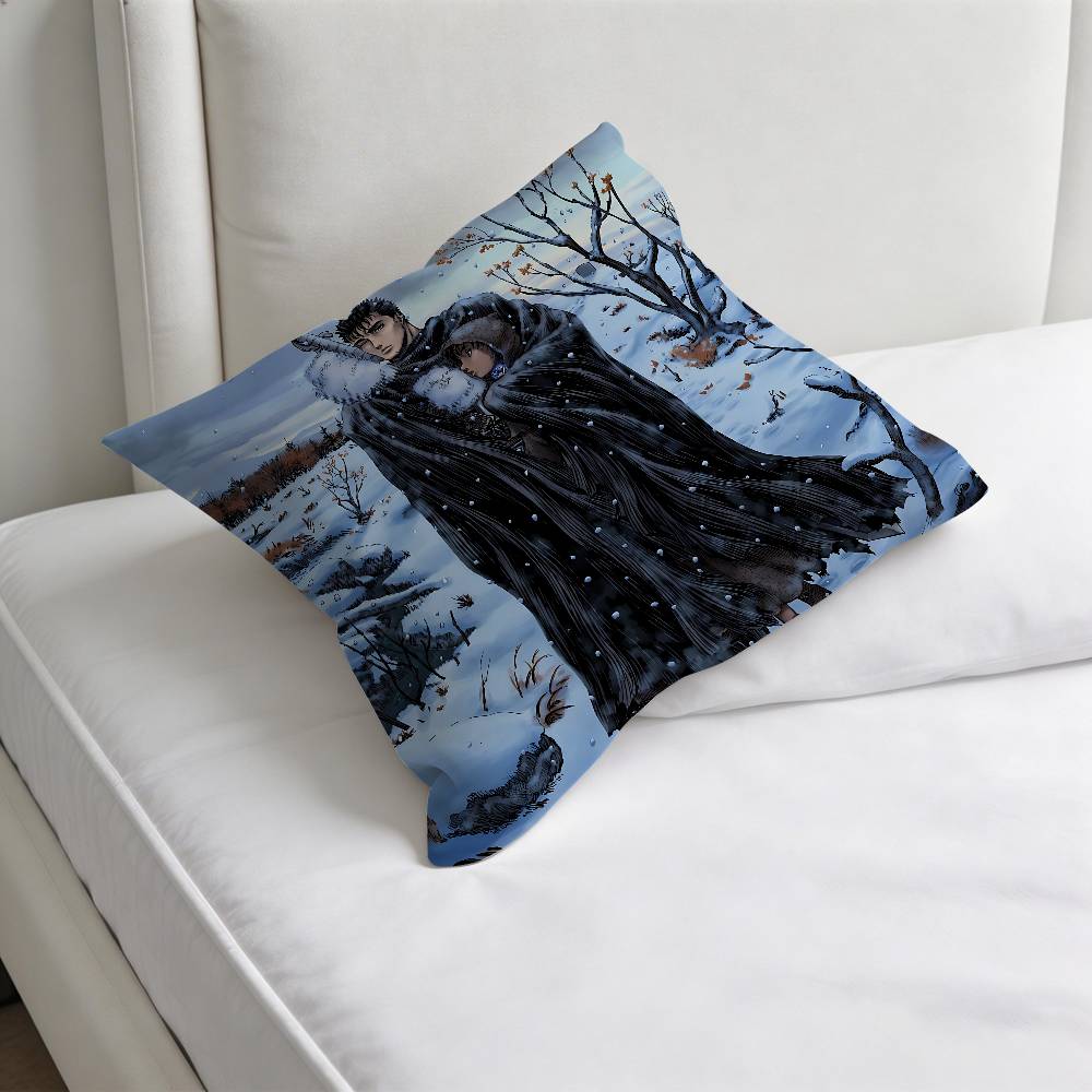 Cool BBerserk Guts Decorative Square Pillow Cover Modern Cushion Case for Living Room Bedroom
