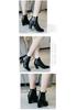 European Retro Chunky Heel Side Zipper Women's Ankle Boots, Autumn/Winter 2020 Collection