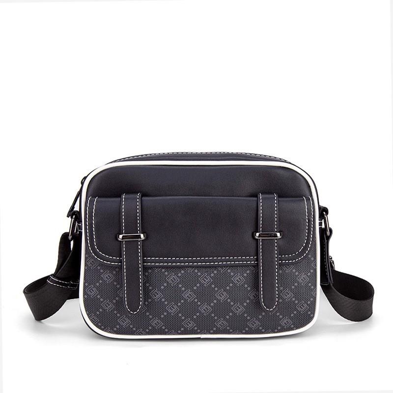 Men s Camera Bag Fashionable Casual All-matching Chessboard Plaid Shoulder Portable Cross-body