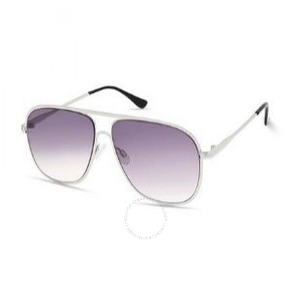 

Guess Factory Фиолетовые солнцезащитные очки-пилоты с градиентом унисекс GF0208 10B 60