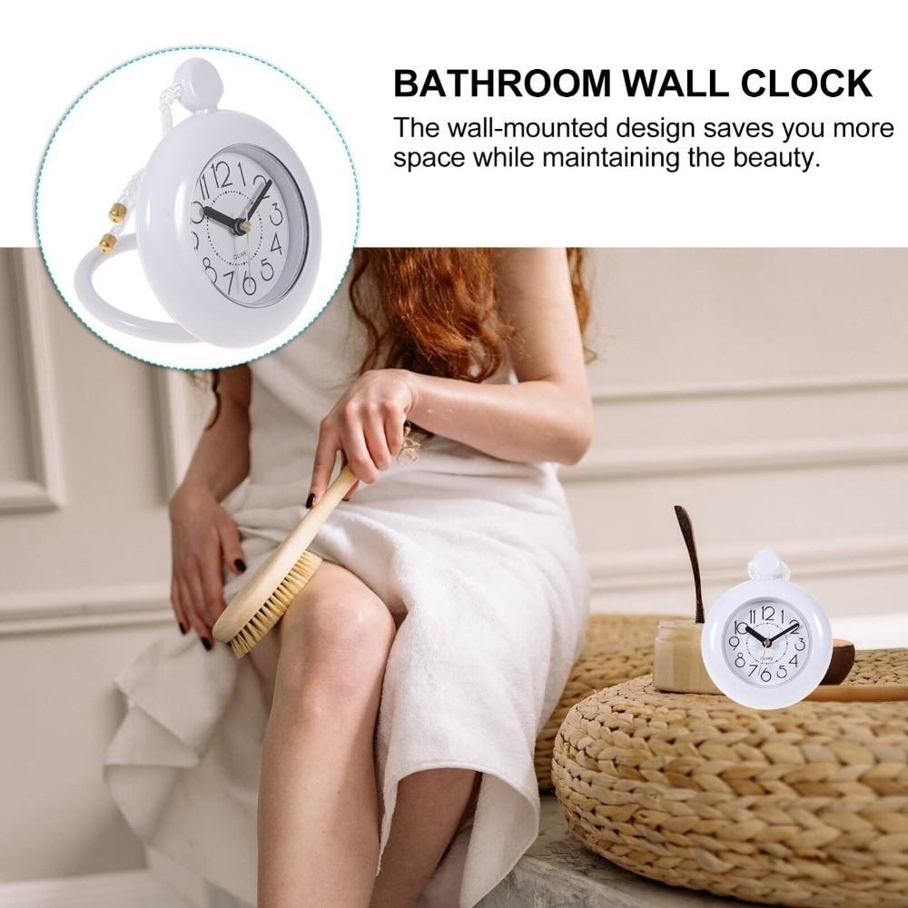 Nylon Lanyard Bathroom Clock Silent Movement Hanging Watch Wall Mounted Clock Office Decor
