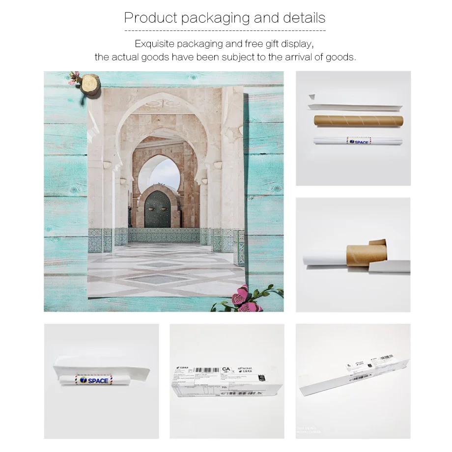 Nordic Poster Moroccan Coconut Grains Of Sand Surfboard Van Wall Art Print Canvas Painting Wall Pictures For Living Room Decor