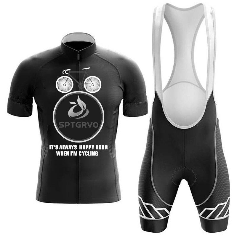 Men's and Women's Moisture-absorbing, Breathable and Sweaty, Short-sleeved Strap Set, Cycling Suit 2026 Summer Breathable Cycling Suit Set