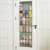 Über-Tür Schuh-Organizer 24 Netztaschen Über-Tür Schuhregal Atmungsaktive Hängeaufbewahrungstasche für Schuhe Socken Spielzeug