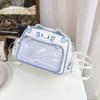 Preppy Style Cute Cat Itabag JK Kawaii Y2K Shoulder Bag Creative Transparent Pocket Bag  Outdoor
