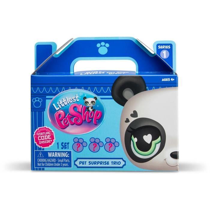 BANDAI - Littlest Pet Shop - 3 Pets surprise - Petits animaux à collectionner - BF00568