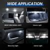 20/24/36Pcs LED Car Interior Lights 6500K 150LM Car LED Bulb Kit T10 31mm 42mm LED Dome Light Car Interior Replacement Bulbs
