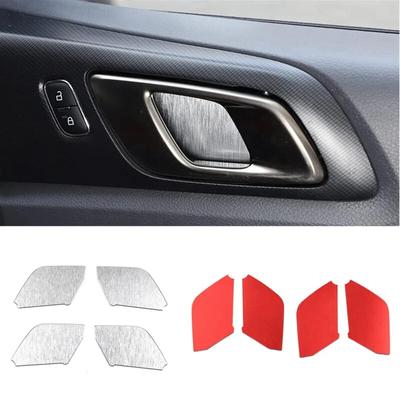 4 Teile/satz Aluminiumlegierung Auto-Innentür-Schüssel-Schutzabdeckungen Aufkleber Passend für Ford Ranger 2015- Auto-Innenausstattung