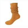 Slouch Socks Cotton Scrunch Knee High Extra Long and Heavy Socks Casual Solid^