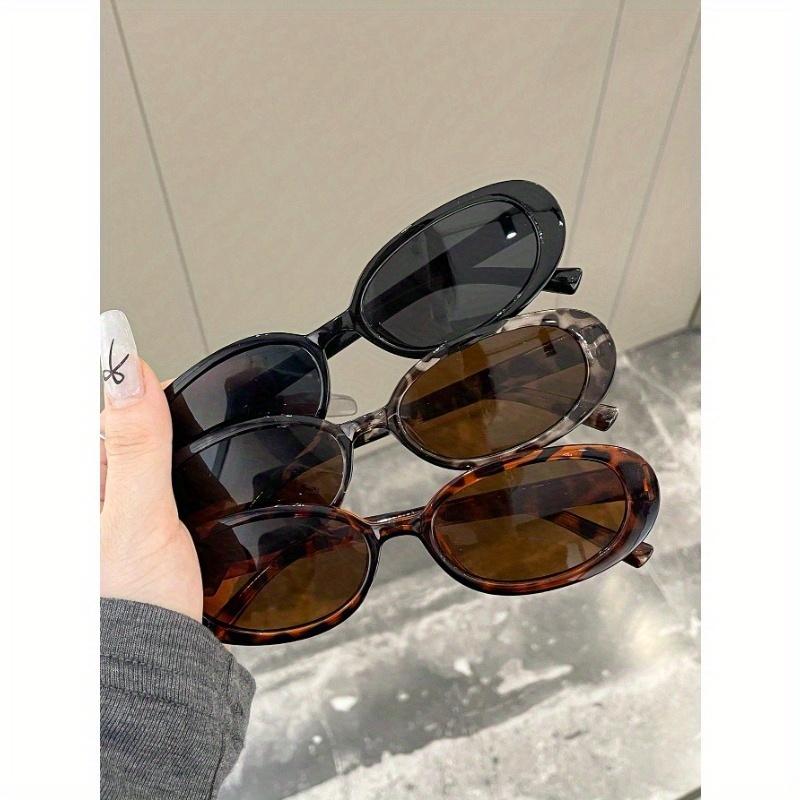 Damenmode Y2K Ovalrahmenbrille für Outdoor-Wandern Camping Strandparty Urlaubsoutfits Accessoires Strandaccessoires für Damen Brille Sonnenbrille