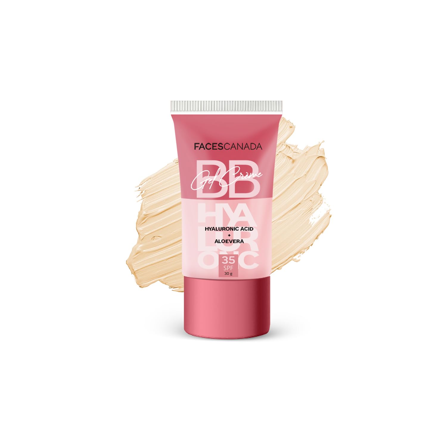 FACESCANADA SPF 35 BB Гель-Крем - Светлая Ваниль, 30г | Многофункциональный | Выравнивает Тон Кожи | Мгновенное Сияние | Гладкое Безупречное Матовое Покрытие | Увлажняющий | Li