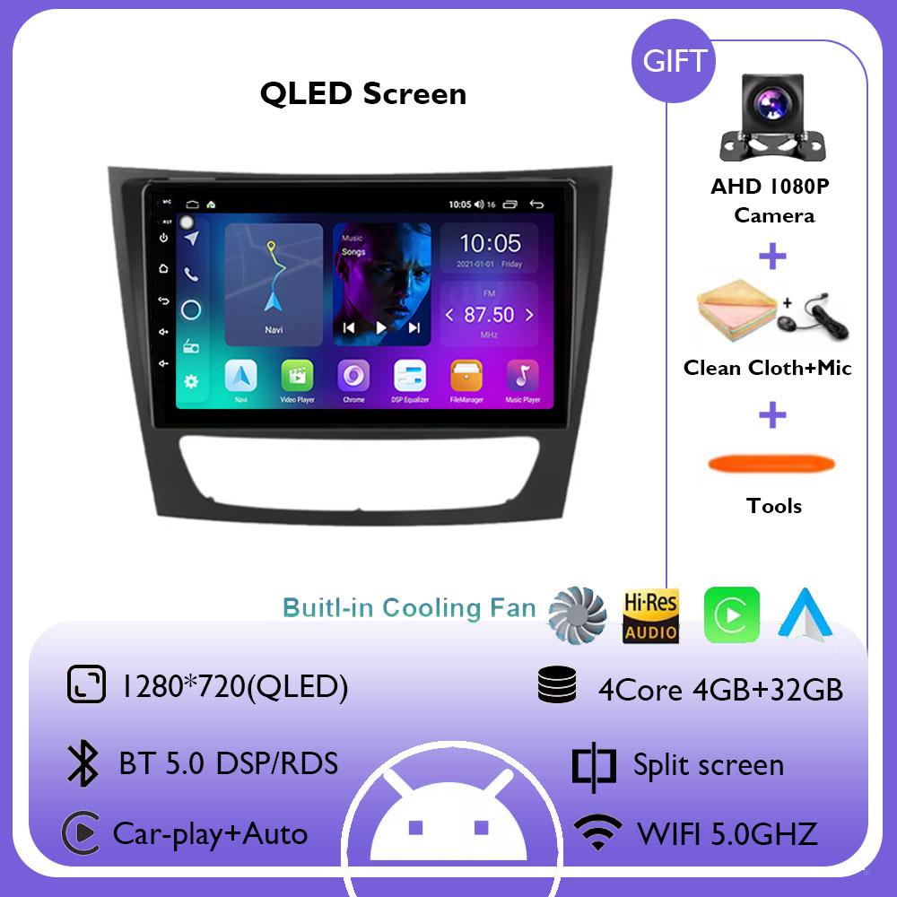 

Android 14 автомобильное радио для Mercedes Benz E-класса W211 E200 E220 E300 E350 E240 E270 E280 CLS CLASS W219 GPS мультимедийный проигрыватель