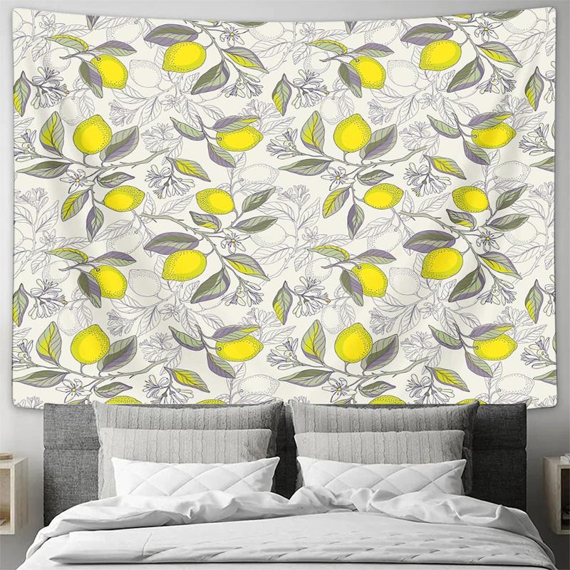 Boho Tapestry Wall Hanging Floral Botanical Wall Art Nature Aesthetic Room Decor Dorm Room Decor Bedroom Wall Decor Living Room