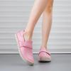 Women's Loafers Summer Pink Moccasins Casual Wide Head Purple Walking Shoes Plus Size