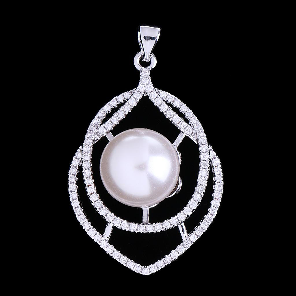 

Fashion Wedding Necklace Pendant Jewelry Bridal Accessory - #5