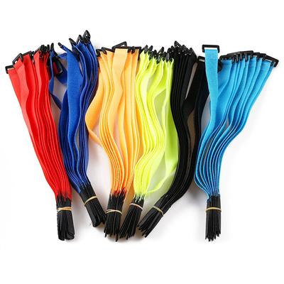 5Pcs Nylon Antiskid Cable Tie Down Straps For Rc Eachine Lipo Battery Multicolor Nylon Straps Magic Tapes Sticker 20/30*2Cm Set