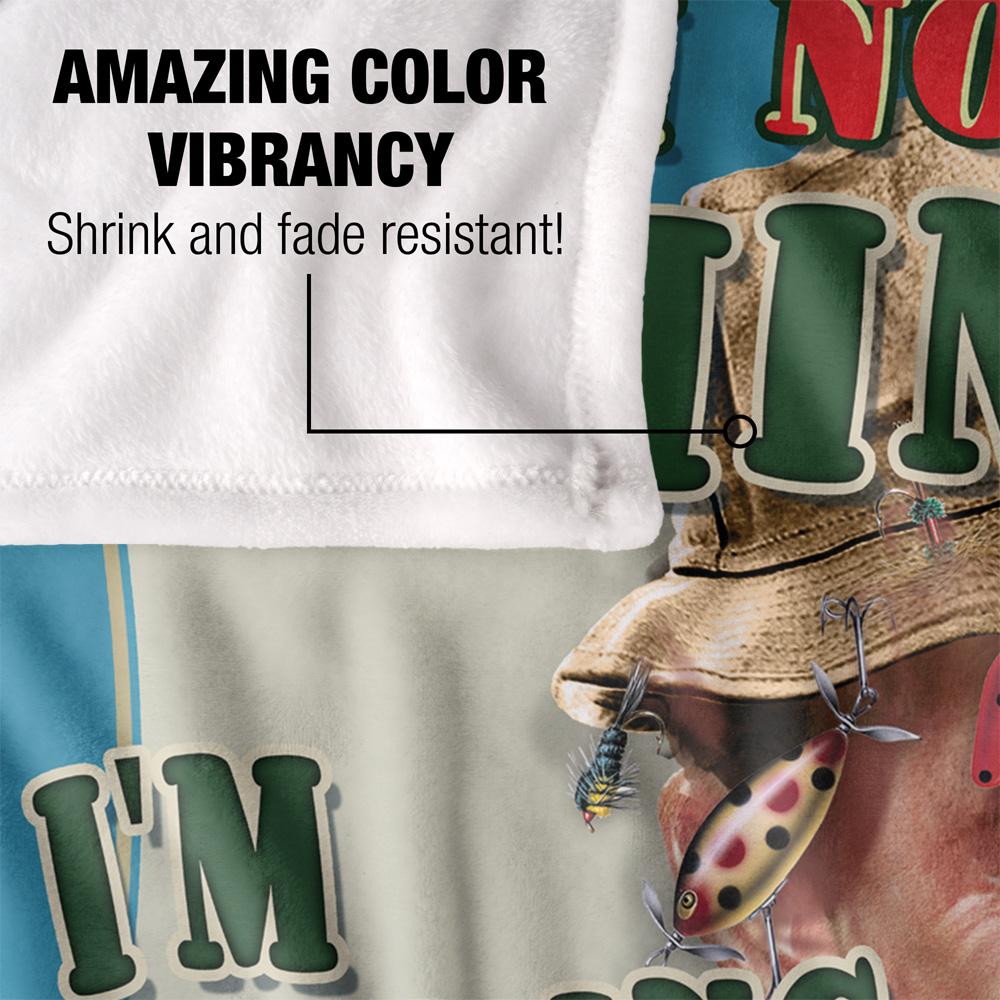 JQ Licensing Thinking About Fishing Silky Supersoft Blanket