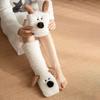 Winter Warm Cartoon Puppy Plush Sleep Socks Snow Socks Home Leg Warmers
