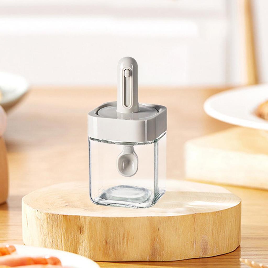 Seasoning Jar Spice Jar Mini Multipurpose Storage Bottle with Cover Conserve Container Kitchen Gadgets Washable Seasoning Box