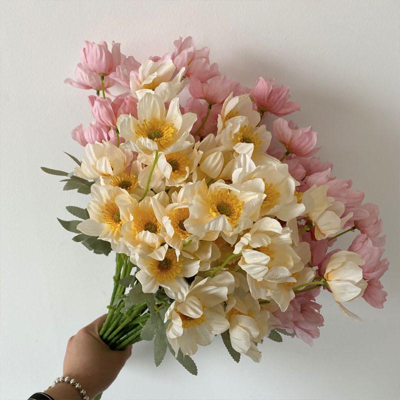 Realistic Flower Anemone For Wedding Decoration And Photography Gifts Props