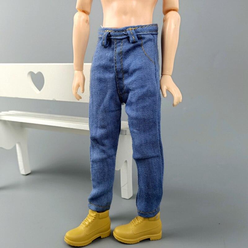 1/6 chłopiec ubranka dla lalki dla lalka Ken spodnie Hip Hop ręcznie robione spodnie dla chłopaka Barbie Ken Prince mężczyzna chłopiec lalka odzież na co dzień