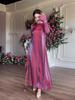 2024 Satin Elegance: Shiny Solid Color Saudi Dress Skirt with Large Hem