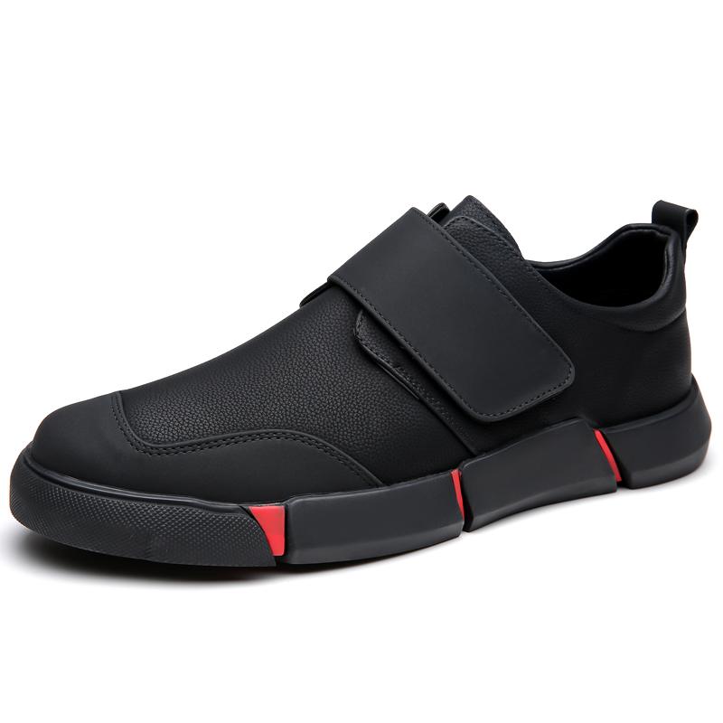 Fashion Casual Leather Shoes for Men Leisure Walk Male Sneakers Retro Style Tenis Masculino Non-Slip Treking Footwear Outdoor Trainers