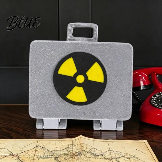 Desktop Storage Organizer Relief Toy Fidget 3D Toy Nuke Button Printed Stress Desk Accessory Fun Gadget for Office Workers