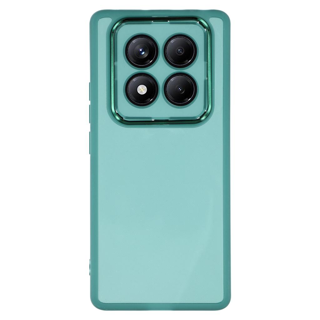 For Xiaomi Redmi Note 14 Pro 4G Case Electroplated Camera Frame TPU Phone Cover