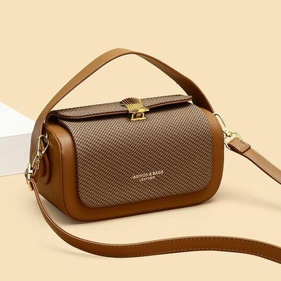 2025 Damen High-End Einfarbig Handtasche: Modische, vielseitige Schulter- & Umhängetasche