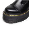 Zapatos de Mujer Mary Jane con Tira en T de Plataforma Generation, Zapatos de Cuero Genuino de Caña Baja Estilo Británico para Aumentar la Altura
