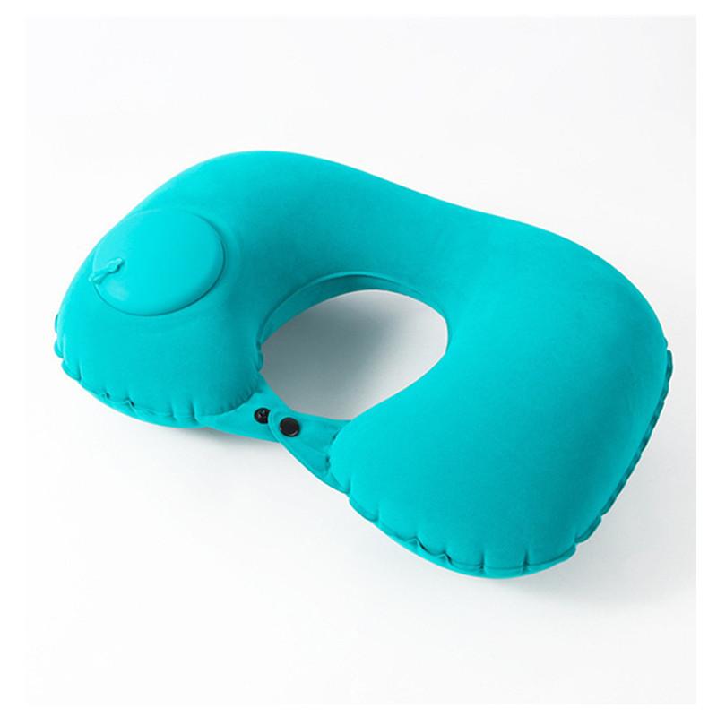 

1 комплект U-образной дорожной подушки, воздушная подушка для шеи, удобные подушки для сна, домашняя подушка для самолета с маской для глаз, беруши зелёный