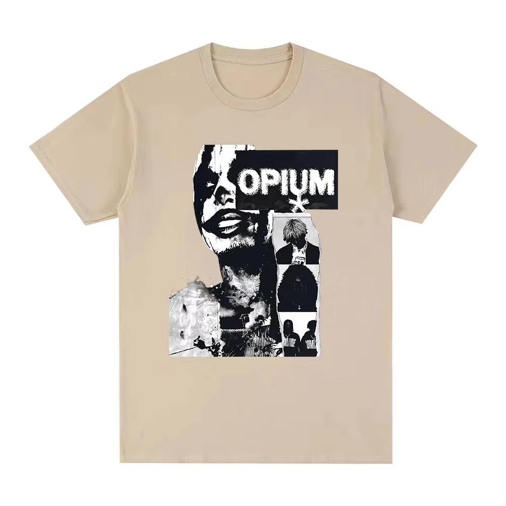 Rapper Playboi Carti TShirt Opium Ken Carson Destroy Lonely Gothic T Shirts Unisex Women 2026 Fashion Vintage Short Sleeve Top