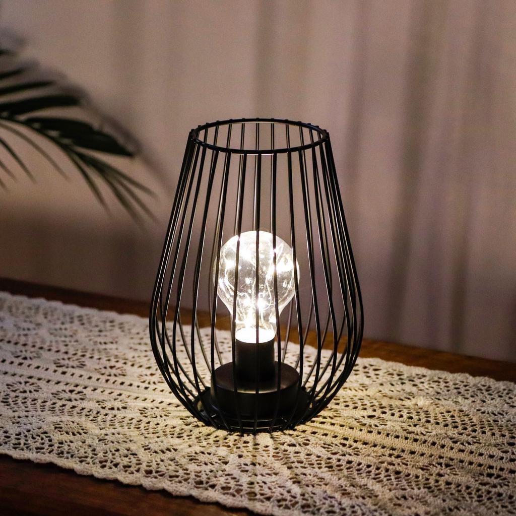 TRIROCKS-style Metal Table Lamp, Popular, 21cm Tall, Stylish, Indirect Lighting, Antique-inspired, Perfect for Rooms, Bedrooms, Offices,