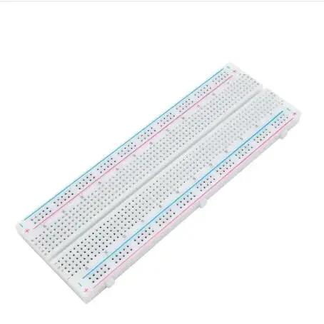 3,3V/5V MB102 Breadboard Netzteilmodul+MB-102 830 Punkte Lötloser Prototyp-Steckbrett-Bausatz +65 Flexible Steckbrücken