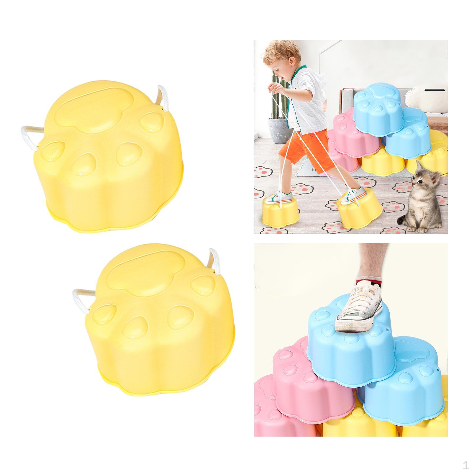 

2 штуки балансировочные ходули ходьба балансировка развивающая способность игрушка для детей жёлтый