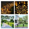1/4/6PCS Outdoor Waterproof Solar Light Beautiful Hollow Lawn Lamp LED Light Sensor Light Garden Floor Plug Decorative Lights
