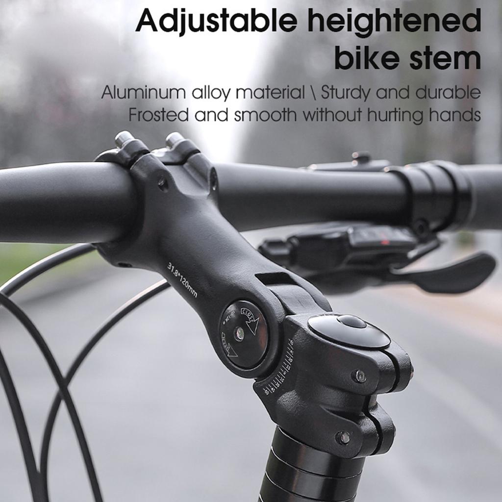 Adjustable Bicycle Handlebar Stem Variable 60 Degree Angle Aluminum Alloy Bike Handlebar Riser Road Bike Front Fork
