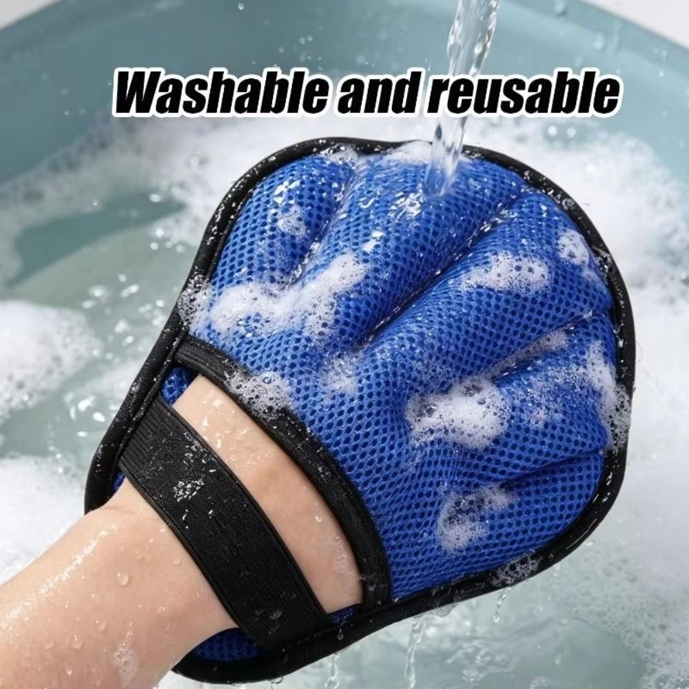 Upgraded Pet Hair Removal Glove Five Finger Five-Finger Glove Pet Grooming Glove For Cats Dogs